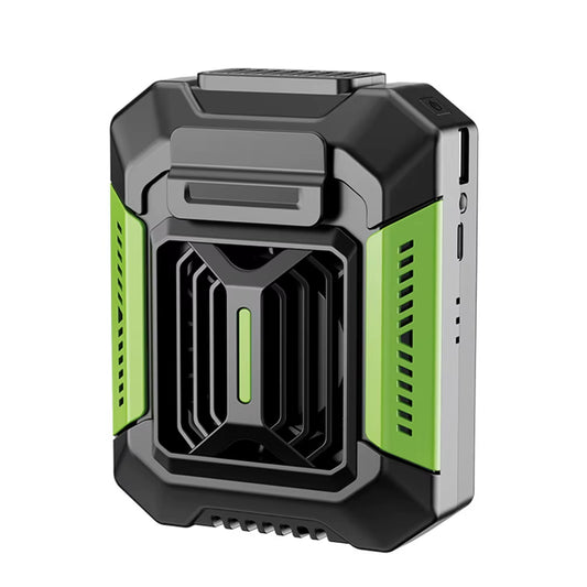 Waist Mounted Electric Fan 4000Mah Rechargeable anti Drop Shock Absorption Fan Portable Bladeless Flashlight Hanging Neck Fans